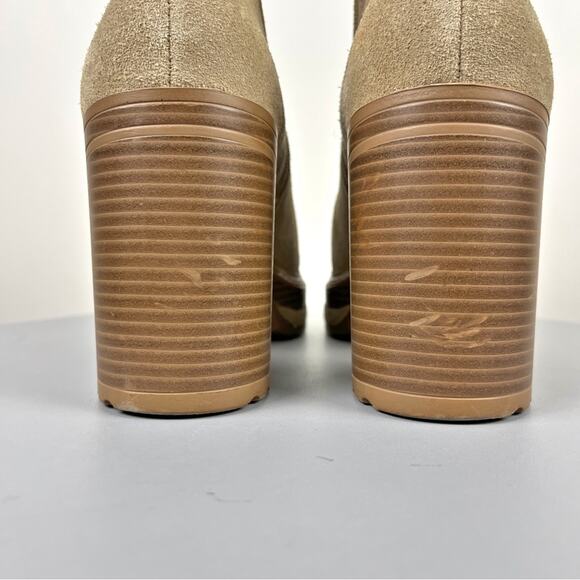 Steve Madden Suede Platform Booties - Picture 4 of 12